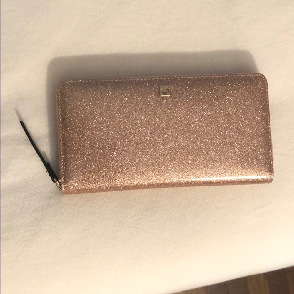 Rose gold Kate spade wallet